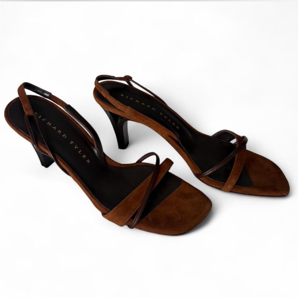 Richard Tyler Heeled Sandals with Kitten Heel